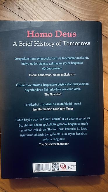 tarix pdf: Məhsul: Kitab – “Homo Deus: Sabahın Qısa Tarixi” Müəllif: Yuval Noah — 2