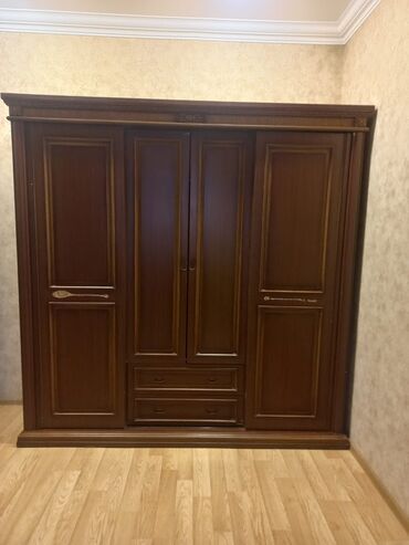 шкаф со столом: Açılan, 4 qapılı Düz dolab, Şifonyer