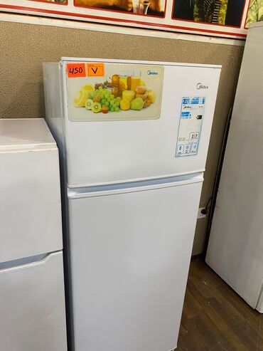 Soyuducular: İşlənmiş 2 qapılı Midea Soyuducu Satılır, rəng - Ağ, Kredit var