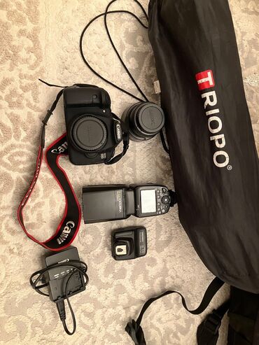 canon 60d: Canon 60d canon 50mm 1.8 yongno 600 blutuz ştatif lexar 128 gb kart