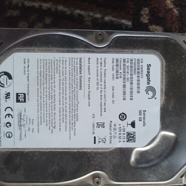 hdd 500: Накопитель, Б/у, Seagate, HDD, 512 ГБ, Для ПК