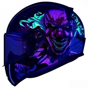 Kawasaki: LS2 Rapid integralna kaciga – grafika “Clown/Neon” - Integralna — 4