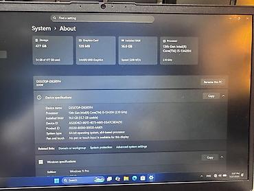 Lenovo: İşlənmiş Lenovo 15.6 ", Intel Core i5, 512 GB, Ünvandan götürmə, Ödənişli çatdırılma, Rayonlara çatdırılma — 9