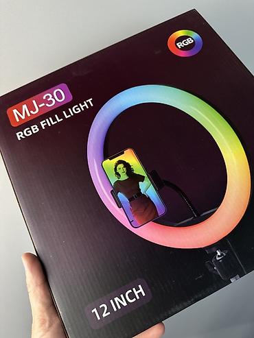 rgb лампа: Кольцевая RGB-лампа MJ-30 / MJ-26 (RGB Fill Light) - Диаметр: 12 inch — 1