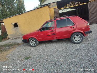 срочно продам авто в связи с переездом: Срочно срочно Красный хэтчбек Volkswagen Golf 2 с багажником на крыше