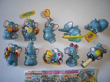 kinder surprise oyuncaqları: Kolleksiya üçün fiqurlar dəsti Kinder Surprise, Kinder Joy, Burger — 6