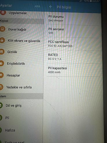 a 3: Samsung Galaxy Tab A (ağ rəng) - Ekran: 8.0" TFT, 1280x800 çözünürlük — 6