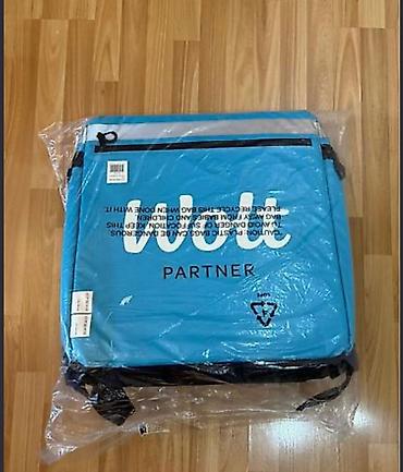 Wolt “Partner” çatdırılma çantası 0508309332 Wp yazin - Rəng: mavi