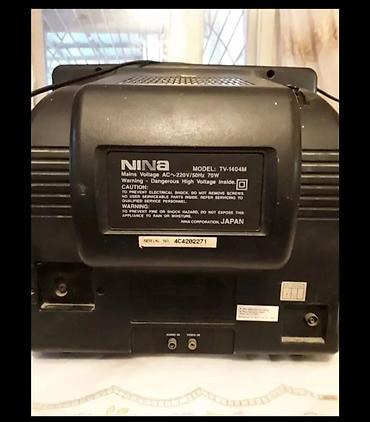 TV və video: NINA TV-1404M CRT televizor - Ekran: 14 düym (köşəli CRT) - Rəng — 2
