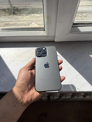 black: IPhone 15 Pro Max, Б/у, 512 ГБ, Black Titanium, Зарядное устройство, Защитное стекло, Чехол, 86 % — 2