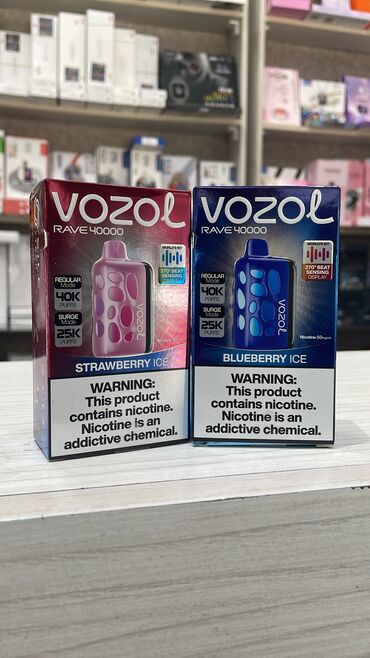 Qəlyan, vayp və aksesuarları: Vozol 40 min tüstü tam original