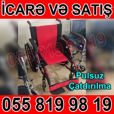 Tibbi avadanlıq: Məhsul: Manual əlil arabası – icarə və satış Xüsusiyyətlər: - Yüngül