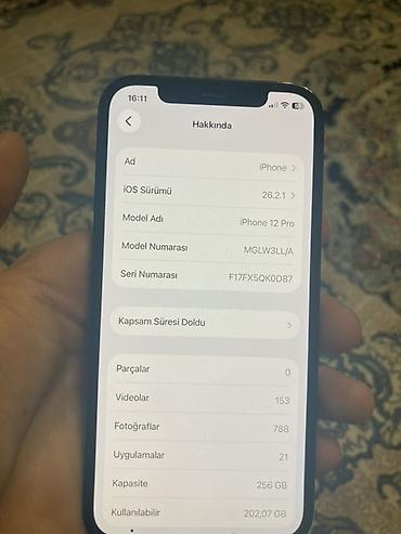 Apple iPhone: IPhone 12 Pro, Pacific Blue, Face ID — 5