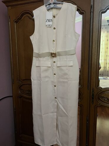 Вечерние платья: Повседневное платье, Макси, Zara, L (EU 40)