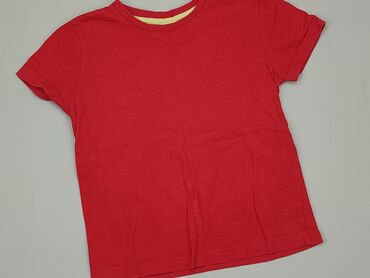koszulka biało czerwona: Футболка, 4-5 р., 104-110 см, стан - Хороший