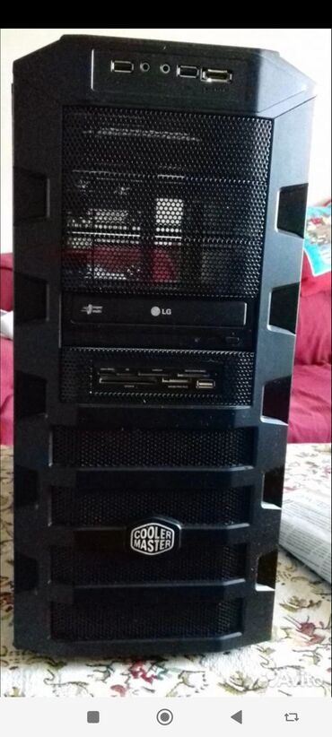 замена корпуса: ПК корпусу, Колдонулган, Cooler Master, ATX, түсү - Кара