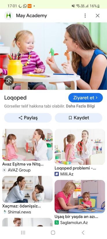 Loqopediya xidmətləri, uşaqların nitq inkişafını dəstəkləmək və nitq