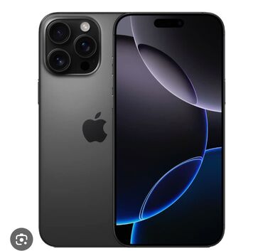 айфон6 новый: IPhone 16 Pro Max, Жаңы, 256 ГБ, Кара, Куту, Кабель, 100 %