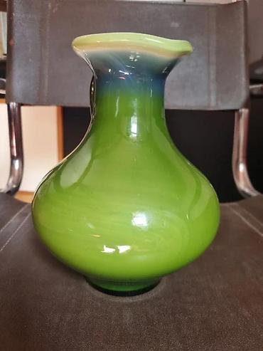 Stare vaze i dekor: BOKAL DRAGAN DROBNJAK | Stakleni bokal Dragan Drobnjak Visina 21cm — 2