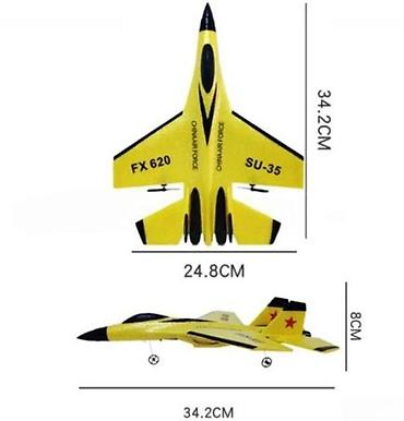 Oyuncaqlar: Pultlu təyyarə "SU-35 fx820 (Sarı) 057T22"Pultlu Təyyarə SU-35 fx820 — 2