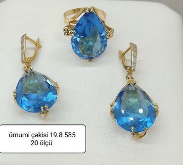 Zərgərlik dəstləri: Dəstə daxildir: Sırğa, Sarı qızıl, 585 Əyar -da lalafo.az — 52 Zərgərlik dəstləri: Dəstə daxildir: Sırğa, Sarı qızıl, 585 Əyar — 52