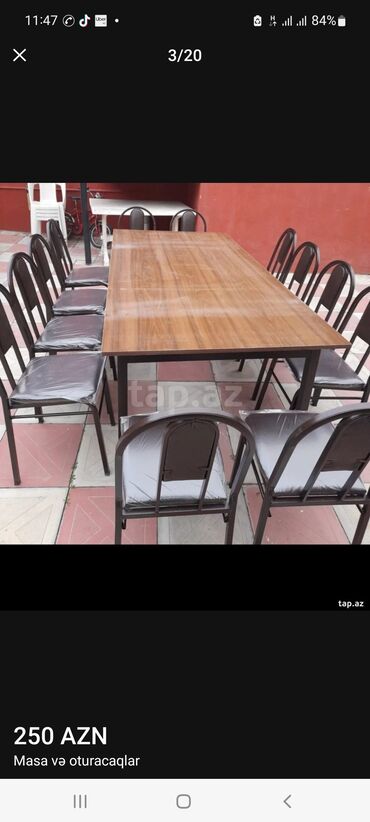 Bağ, çöl masa və oturacaq dəstləri: 🔥Masa ve oturacaqlar🔥 ✅Bağ evleri,kafeler,restoranlar üçün her növ -da lalafo.az — 7 Bağ, çöl masa və oturacaq dəstləri: 🔥Masa ve oturacaqlar🔥 ✅Bağ evleri,kafeler,restoranlar üçün her növ — 7