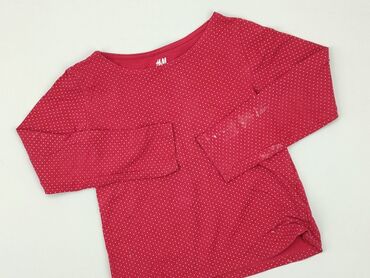 sinsay sukienki czerwone: Blouse, H&M, 5-6 years, 110-116 cm, condition - Very good