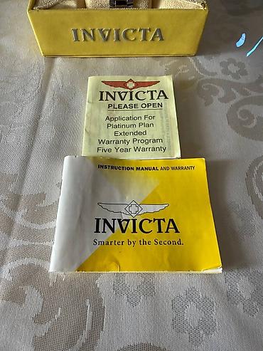 Наручные часы: Invicta kişi qol saatı – orijinal qutu və sənədlərlə Xüsusiyyətlər: - — 5