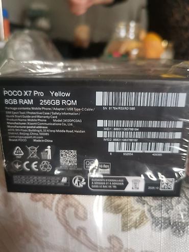 iphone 8 pilus: Смартфон POCO X7 Pro Характеристики с коробки: - Цвет: Yellow - — 2
