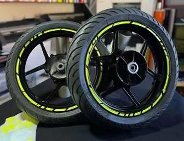 Delovi za motocikle: Nalepnice-Fluo žute trakice za felne-Stikeri za motore -2395 📌 Opis — 15