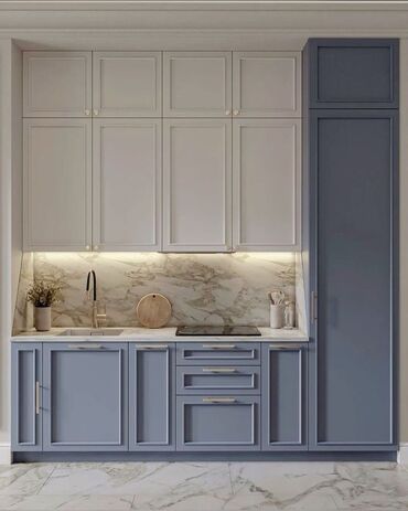 Sifarişlə mətbəx mebeli: Sifarişlə mətbəx dəsti, Özü çəkən petlələr, Mat laminat, Kredit var, Rayonlara çatdırılma, Pulsuz çatdırılma — 12