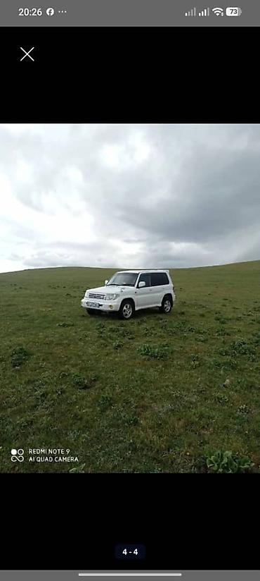 внедорожный картинг: Mitsubishi Pajero iO: 2000 г., 1.8 л, Автомат, Бензин, Внедорожник — 1