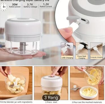 Blenderlər: **Məhsul adı:** RZSYZH 250 ml Avtomatik Doğrama Funksiyalı Elektrik — 7