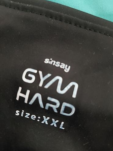helanke rebraste: Sinsay GYM HARD ženske sportske helanke – veličina XXL - Boja: crna - — 1