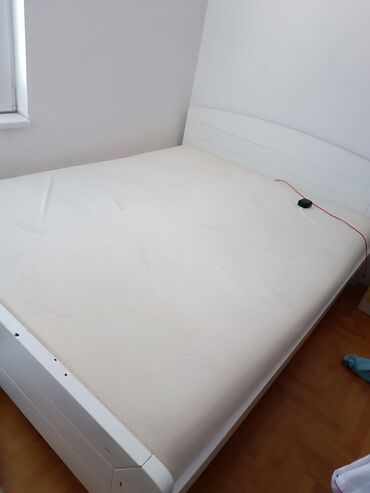 antidekubitni dusek: King size bed, With headboard, color - White