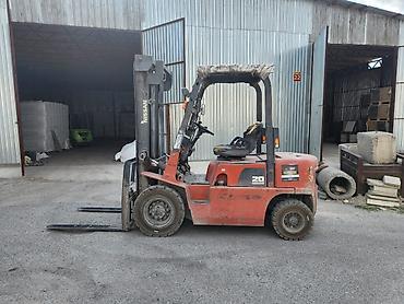 6000: Погрузчик, Nissan, Колесный, Вилочный — 6