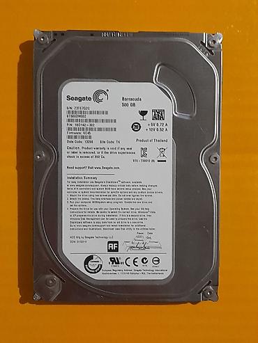 barracuda: Накопитель для ПК, Б/у, Seagate, HDD, 512 ГБ, 3.5", Для ПК — 1