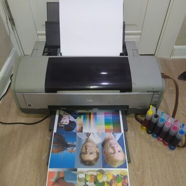 Принтеры: 6 цветный Epson A3 1390 аналог 1410 для другого рынка, рабочий с