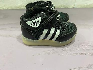 Детская обувь: Цвет - Черный Кроссовки, Adidas, Размер: 21, Для мальчиков — 2