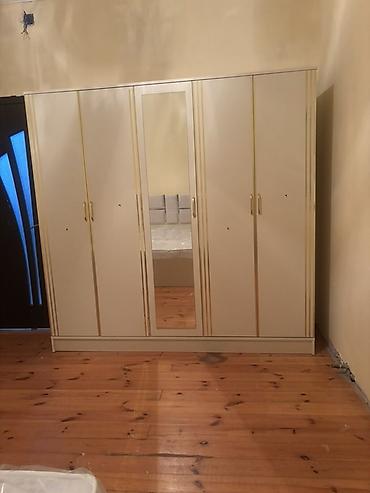 desmal: Yeni, 5 qapı, Güzgülü, Bej, Açılan, Düz dolab — 2