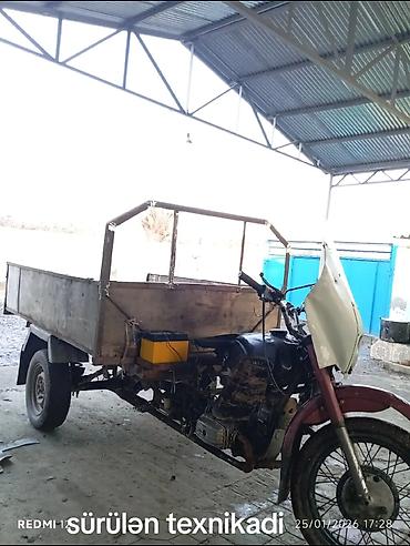 skuter elektrik: Üç təkərli yükgötürən motosiklet (sürülən texnikadır) - Konstruksiya — 2