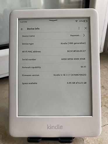 kindle paperwhite: Amazon Kindle (10-cu nəsil) elektron oxu kitabı. Məhsulun qutusu — 4