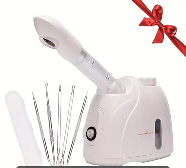 чач кыркуу: Профессиональный парогенератор-ионный отпариватель для лица + набор