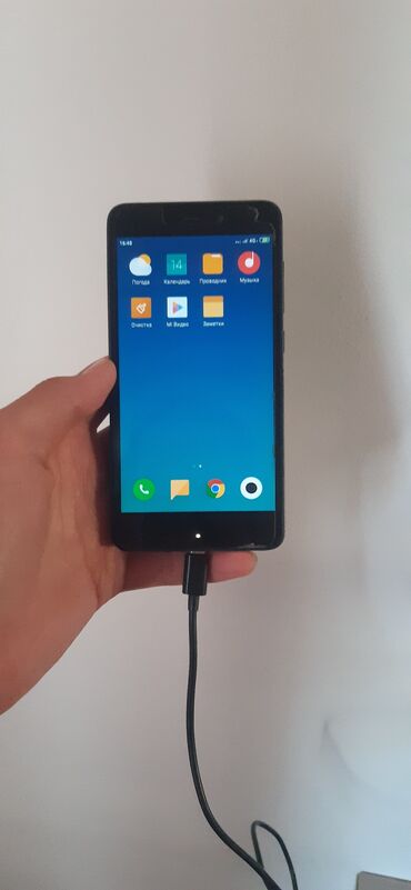 зарядка для редми: Xiaomi, Redmi 4A, Б/у, 16 ГБ, цвет - Серый, 2 SIM