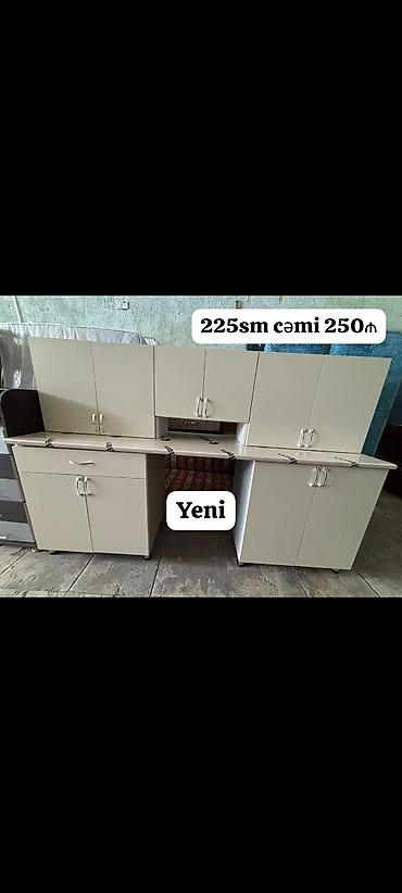 *250₼ YENİ Metbex mebeli SATILIR*‼️ Hazır əldədir Olcusu 225sm lalafo.az -da *250₼ YENİ Metbex mebeli SATILIR*‼️ Hazır əldədir Olcusu 225sm