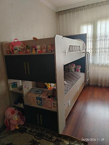 Детская мебель: Uşaq otağı üçün iki mərtəbəli çarpayı-garnitur - Model: iki mərtəbəli — 2