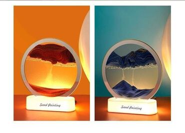 Rasveta: Cena 2250 din Peščano živopisno noćno svetlo Proces rotacije za — 3
