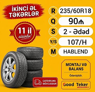 bakı qebele avtobus: ✅ 235/60R18 Bir cüt yaxşı vəziyyətdə iki ədədin qiyməti 90Azn 📢 — 5