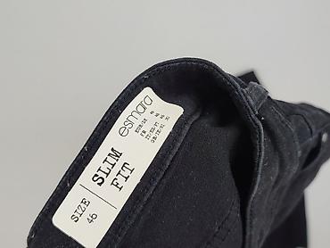 czarne cargo pull and bear: Esmara, Spodnie materiałowe damskie, rozmiar XL — 4