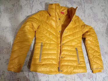 ženske zimske jakne h m: M (EU 38), Jednobojni, Sa postavom, Perje